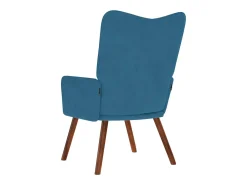 Hot Poltrona | Cadeira Relax veludo SHL912133 Azul