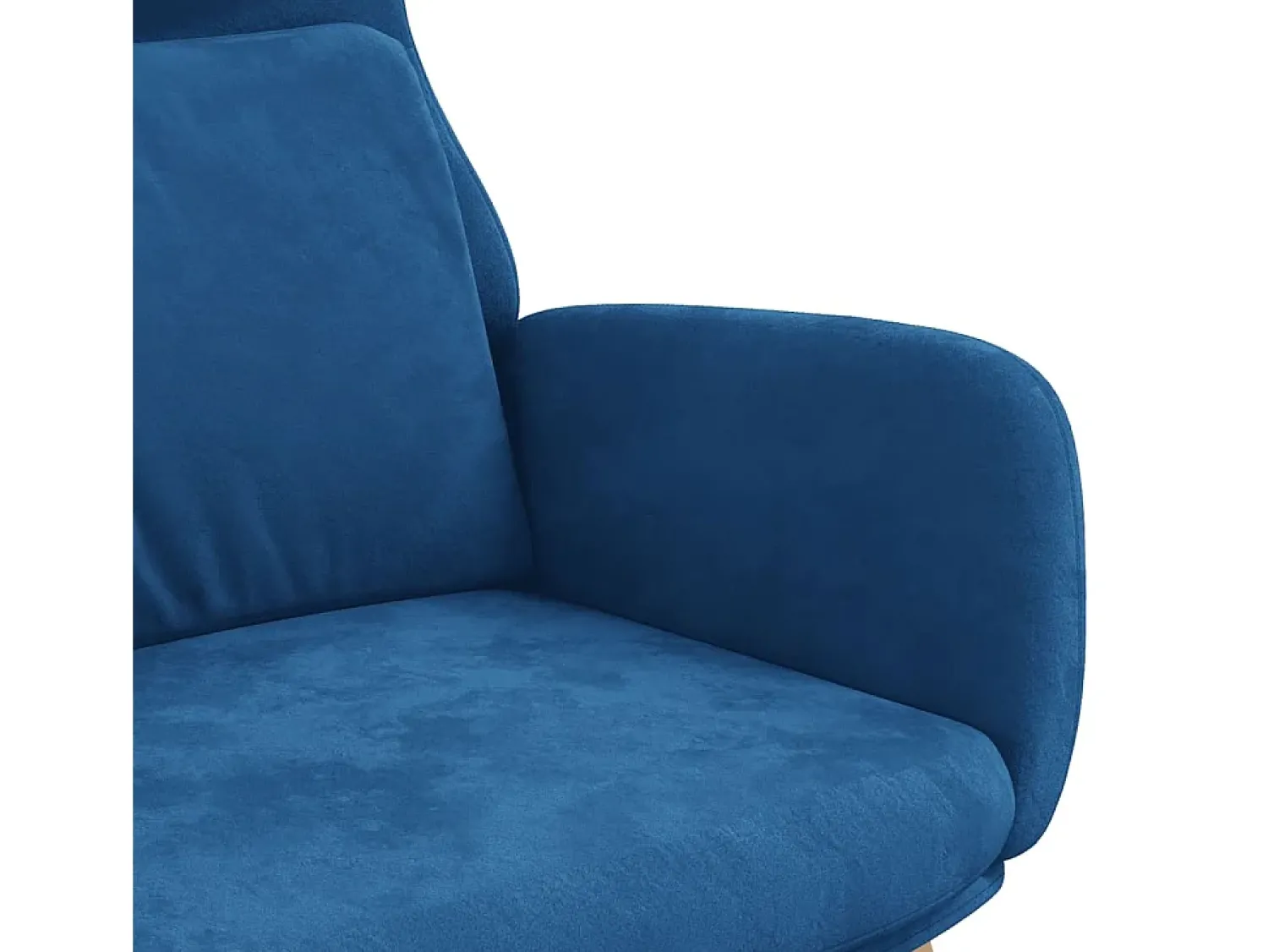 Poltrona| Poltrona | Cadeira Relax veludo SHL837508 Azul