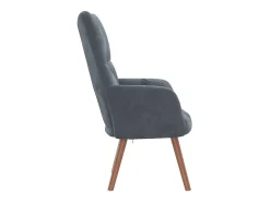 Discount Poltrona | Cadeira Relax veludo cinzento-escuro SHL761902 Cinza antracite