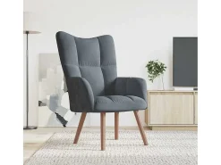 Discount Poltrona | Cadeira Relax veludo cinzento-escuro SHL761902 Cinza antracite