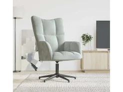 Sale Poltrona | Cadeira Relax veludo -claro SHL304341 Cinzento