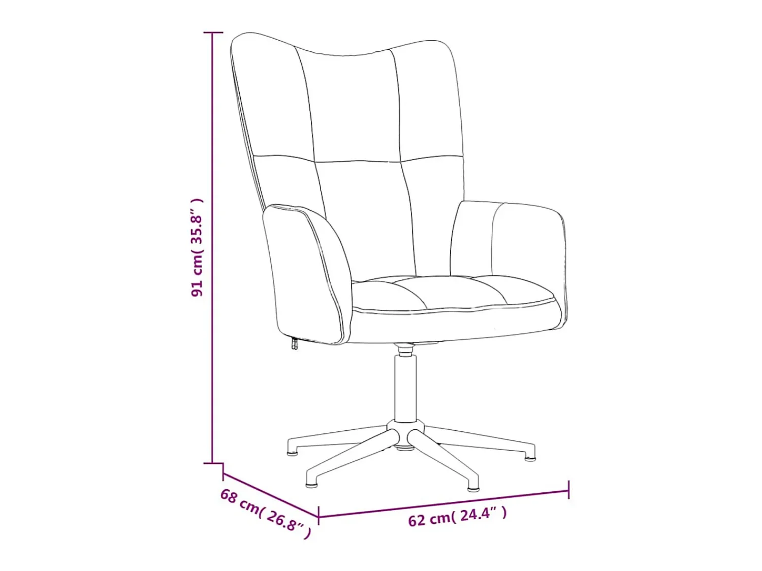 Sale Poltrona | Cadeira Relax veludo -claro SHL304341 Cinzento