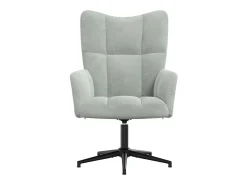 Sale Poltrona | Cadeira Relax veludo -claro SHL304341 Cinzento