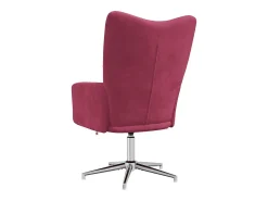 Poltrona| Poltrona | Cadeira Relax veludo tinto SHL34045 Vermelho