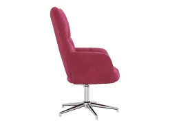 Poltrona| Poltrona | Cadeira Relax veludo tinto SHL34045 Vermelho