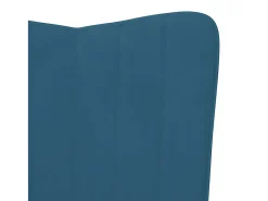 Online Poltrona | Cadeira Relax veludo SHL518612 Azul