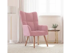 Poltrona | Cadeira Relax veludo SHL892921 Rosa