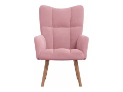 Poltrona | Cadeira Relax veludo SHL892921 Rosa