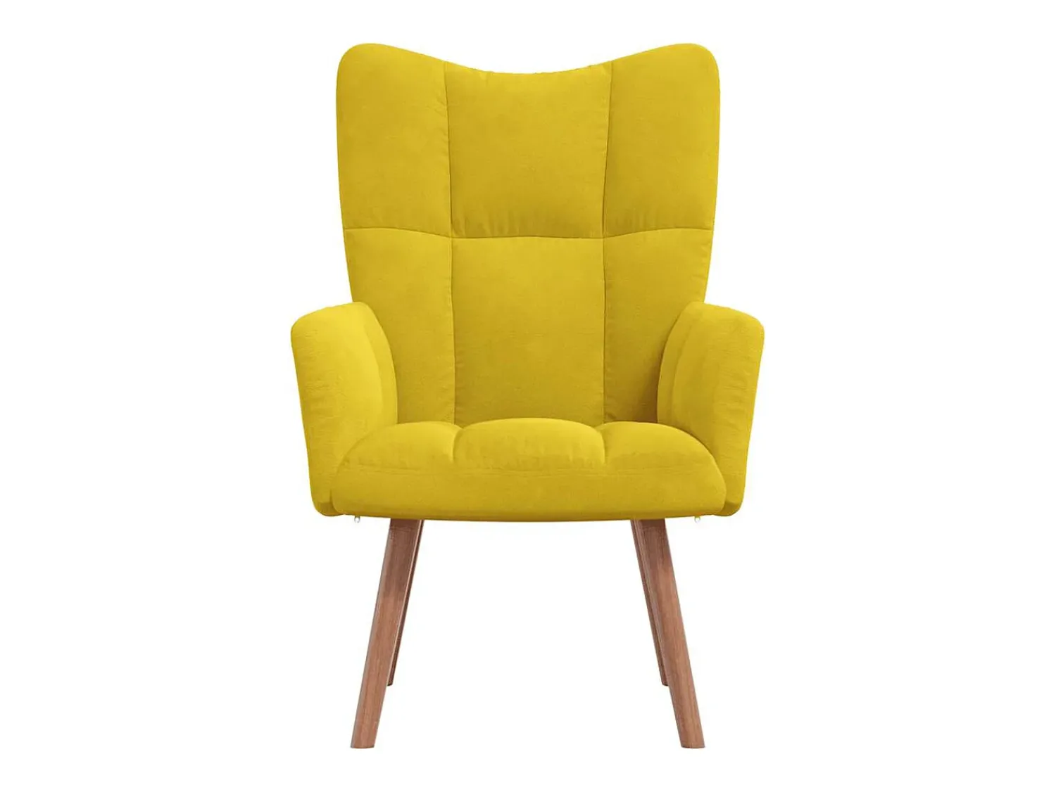 Outlet Poltrona | Cadeira Relax veludo mostarda SHL91459 Amarelo