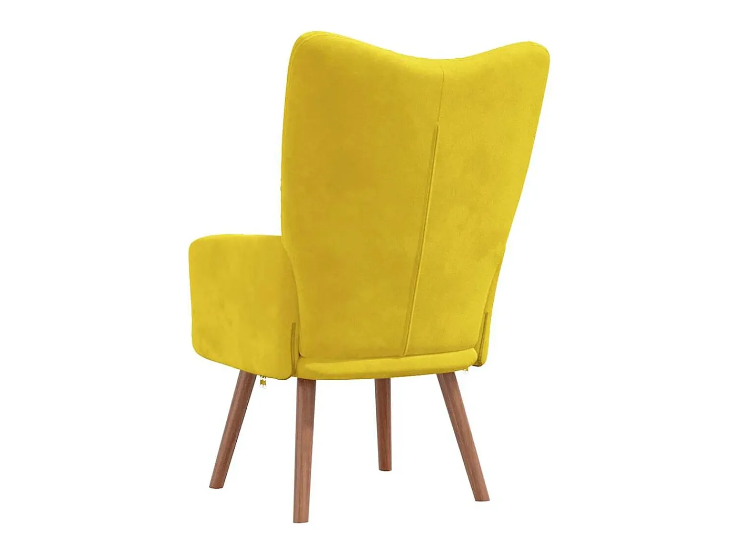 Outlet Poltrona | Cadeira Relax veludo mostarda SHL91459 Amarelo