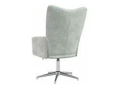 Poltrona| Poltrona | Cadeira Relax veludo -claro SHL997747 Cinzento