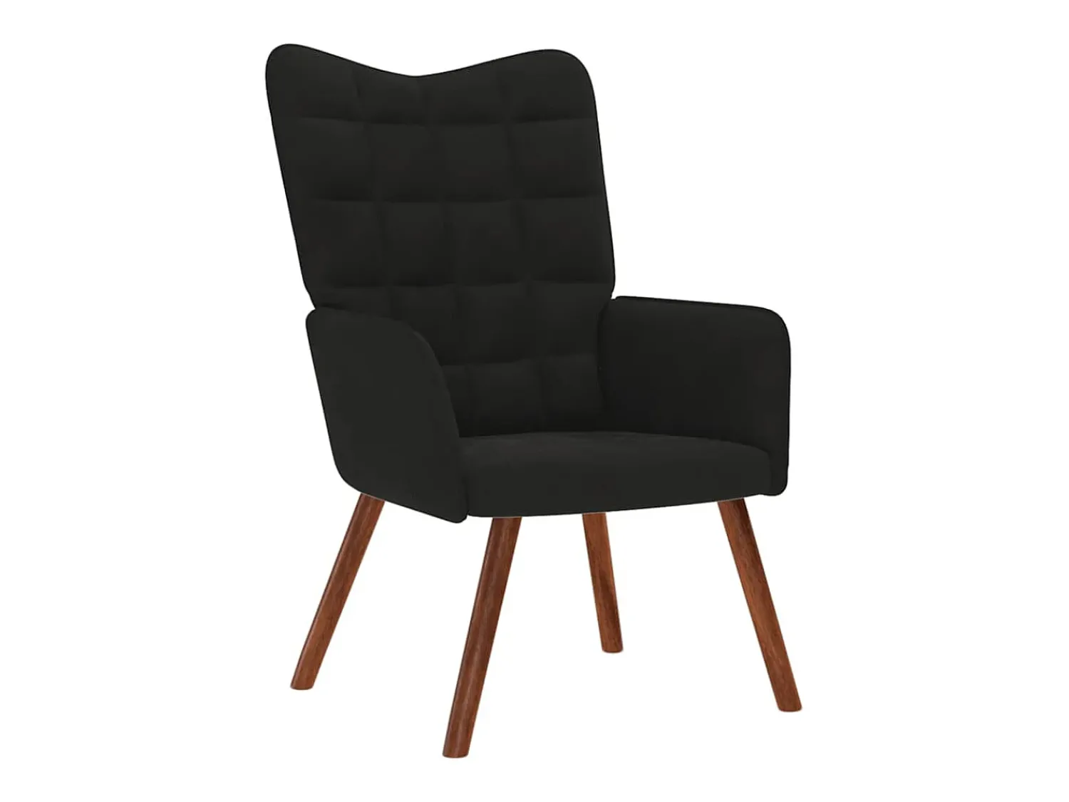Poltrona| Poltrona | Cadeira Relax veludo SHL559649 Preto