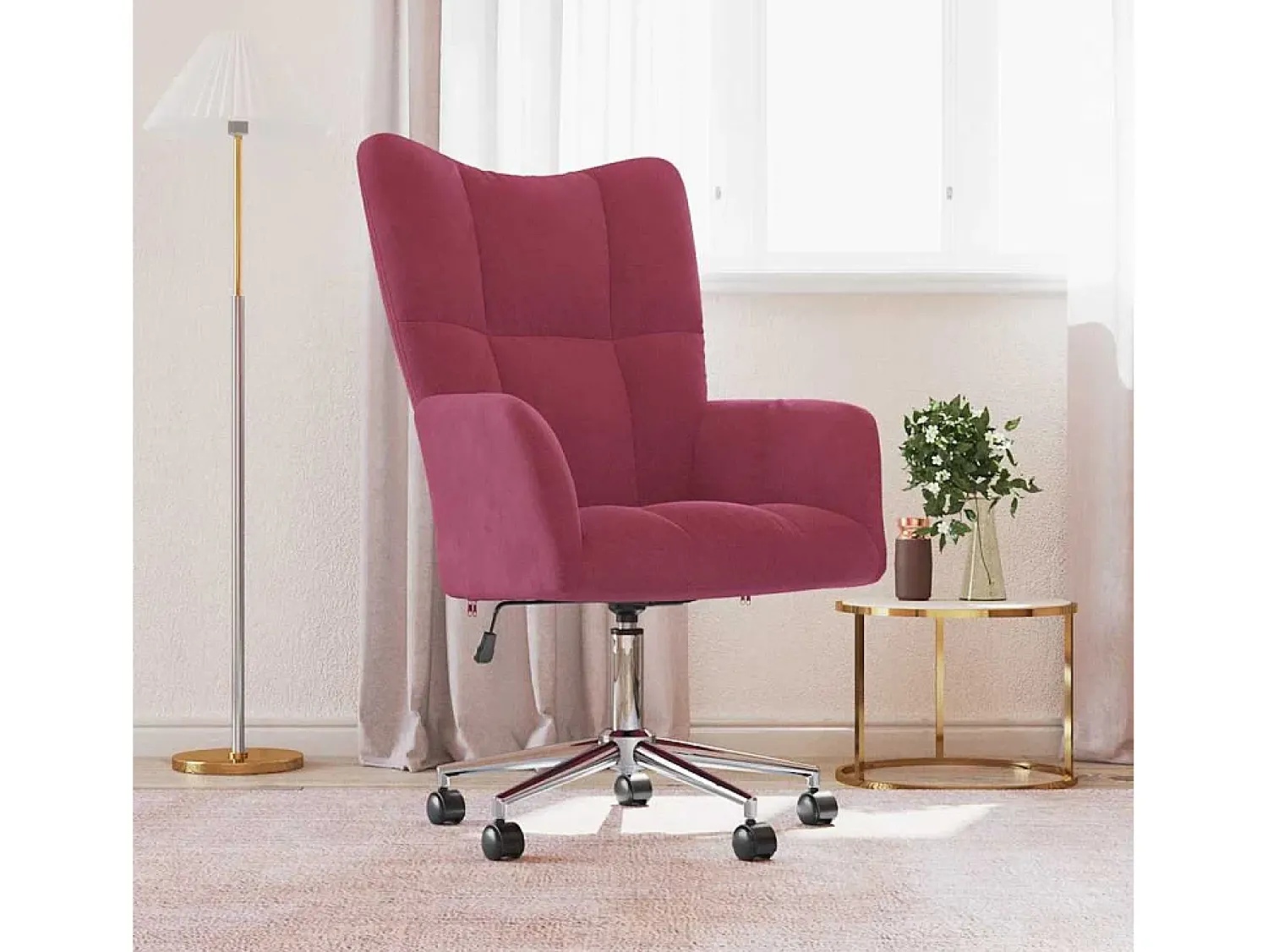 Poltrona | Cadeira Relax veludo tinto SHL644761^ Poltrona