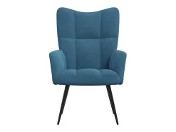 Poltrona| Poltrona | Cadeira Relax veludo SHL462353 Azul
