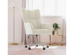 Poltrona* Poltrona | Cadeira Relax veludo branco nata SHL97692 Creme
