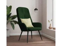 Online Poltrona | Cadeira Relax veludo verde-escuro SHL630587 Verde pinho