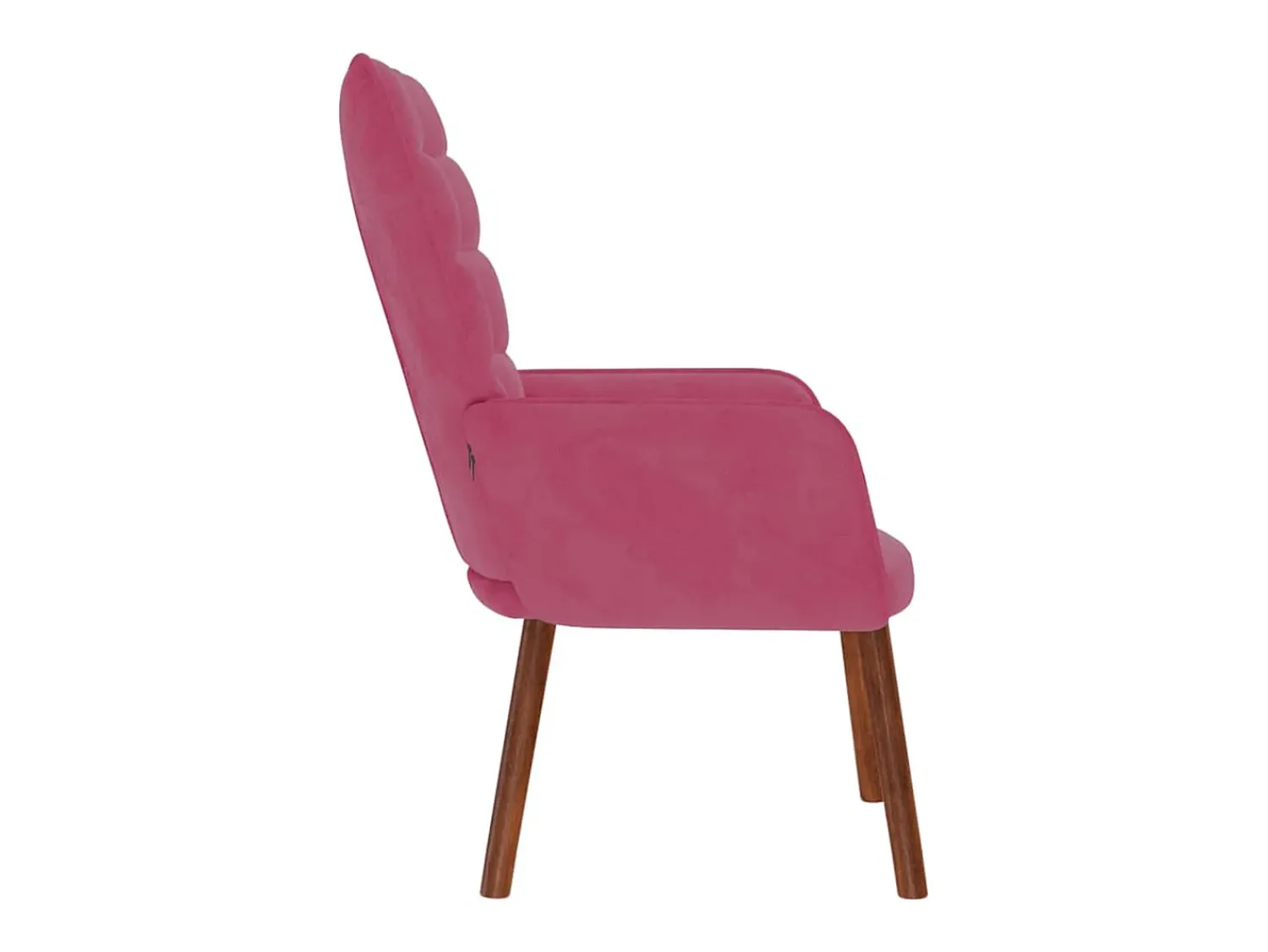 Poltrona* Poltrona | Cadeira Relax veludo tinto SHL30643 Vermelho