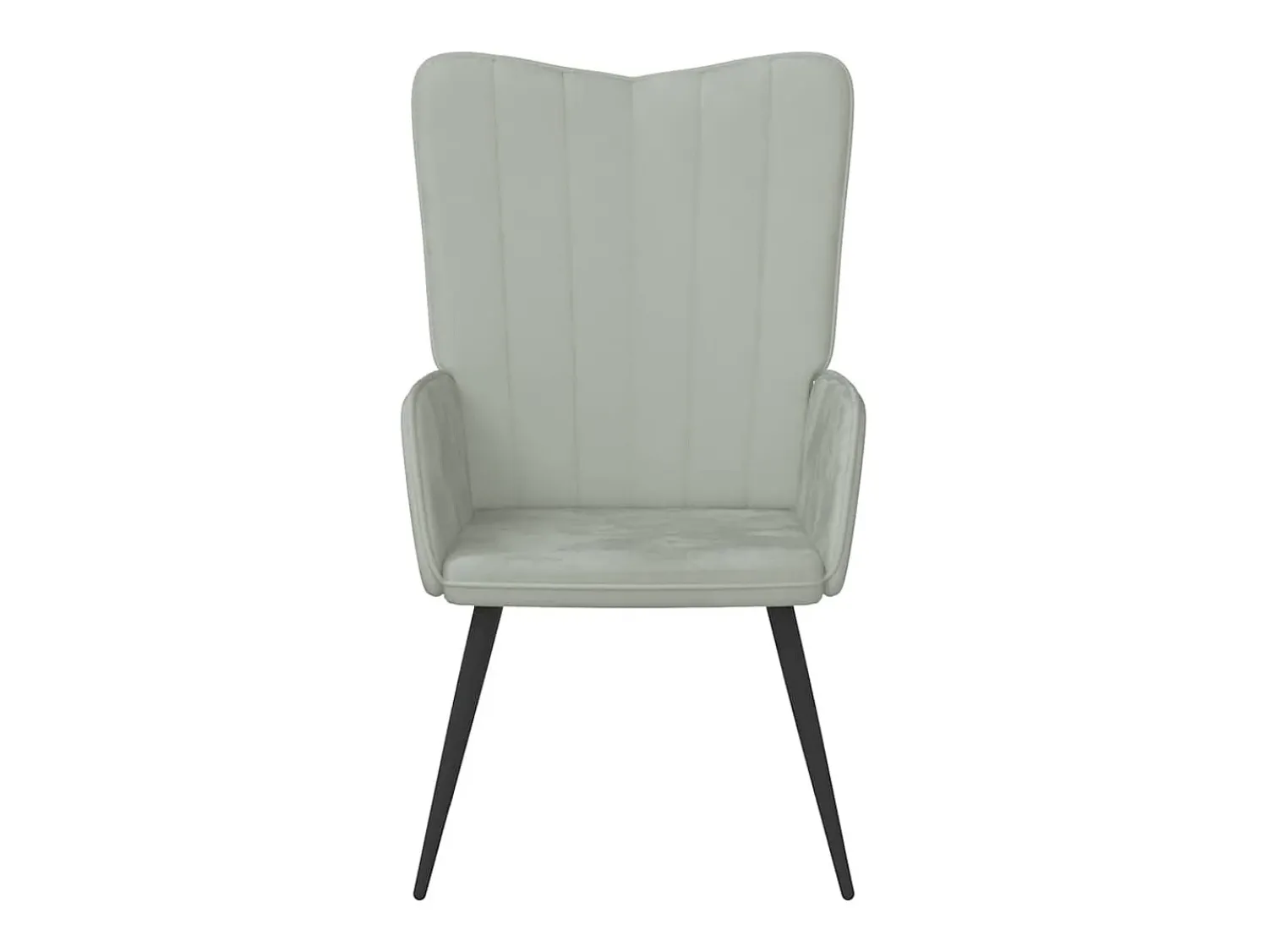 Discount Poltrona | Cadeira Relax veludo -claro SHL557270 Cinzento
