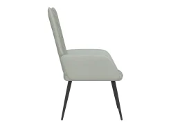 Discount Poltrona | Cadeira Relax veludo -claro SHL557270 Cinzento