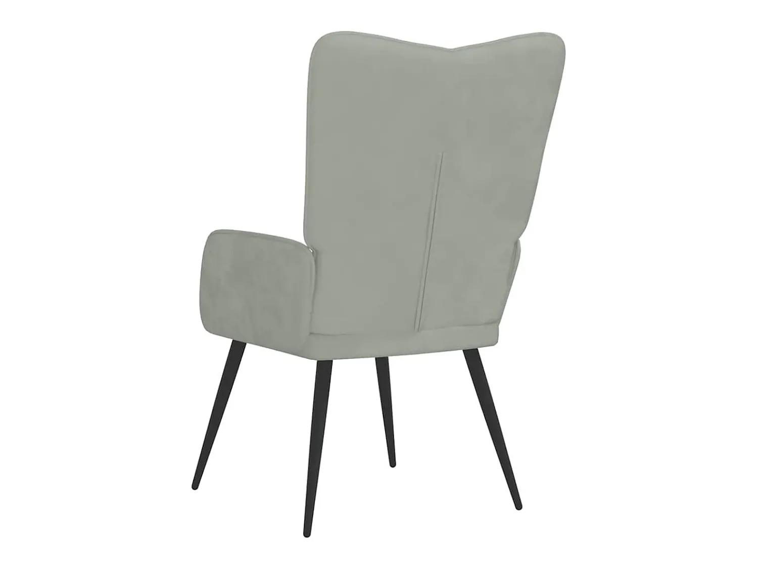 Discount Poltrona | Cadeira Relax veludo -claro SHL557270 Cinzento