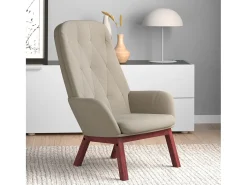 Poltrona| Poltrona | Cadeira Relax veludo -claro SHL668503 Cinzento