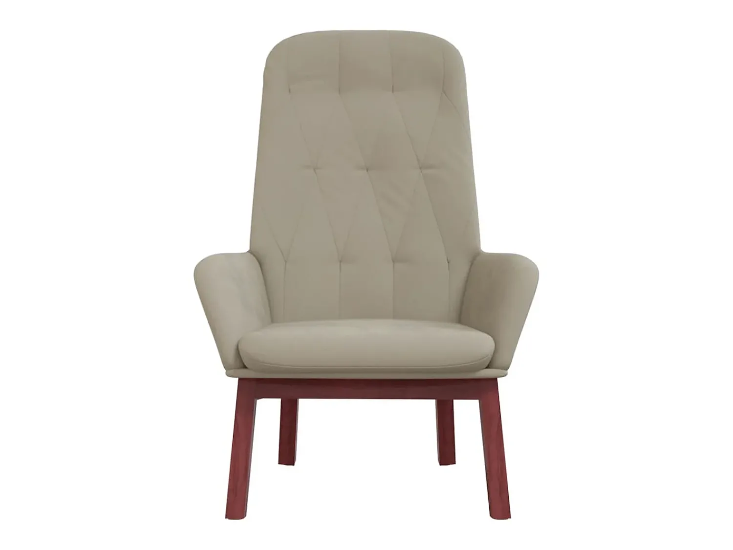 Poltrona| Poltrona | Cadeira Relax veludo -claro SHL668503 Cinzento