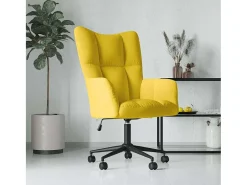 Poltrona| Poltrona | Cadeira Relax veludo mostarda SHL392320 Amarelo