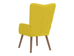 Clearance Poltrona | Cadeira Relax veludo mostarda SHL840468 Amarelo