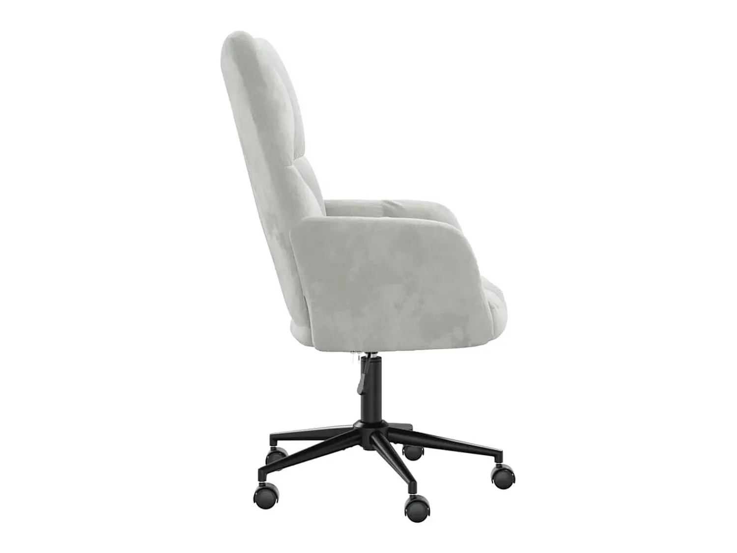 Outlet Poltrona | Cadeira Relax veludo -claro SHL44296 Cinzento