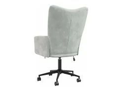 Outlet Poltrona | Cadeira Relax veludo -claro SHL44296 Cinzento