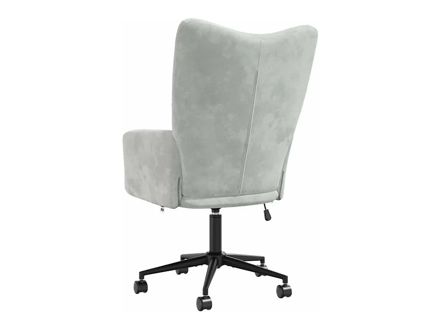 Outlet Poltrona | Cadeira Relax veludo -claro SHL44296 Cinzento