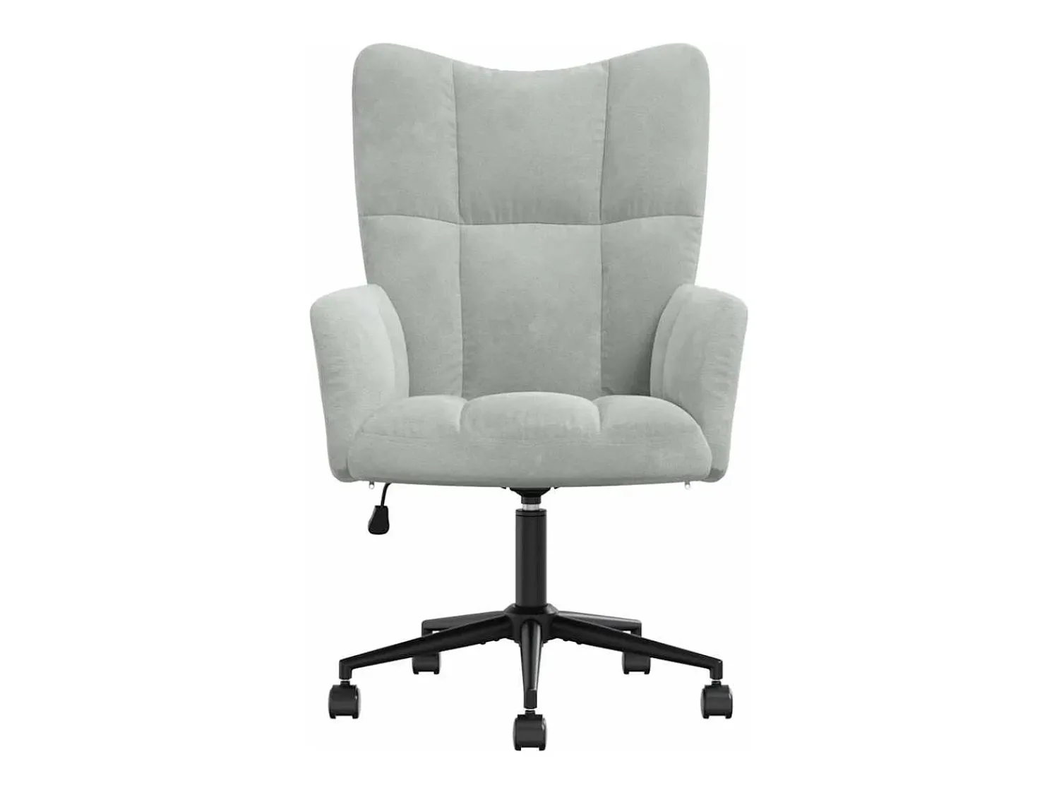 Outlet Poltrona | Cadeira Relax veludo -claro SHL44296 Cinzento