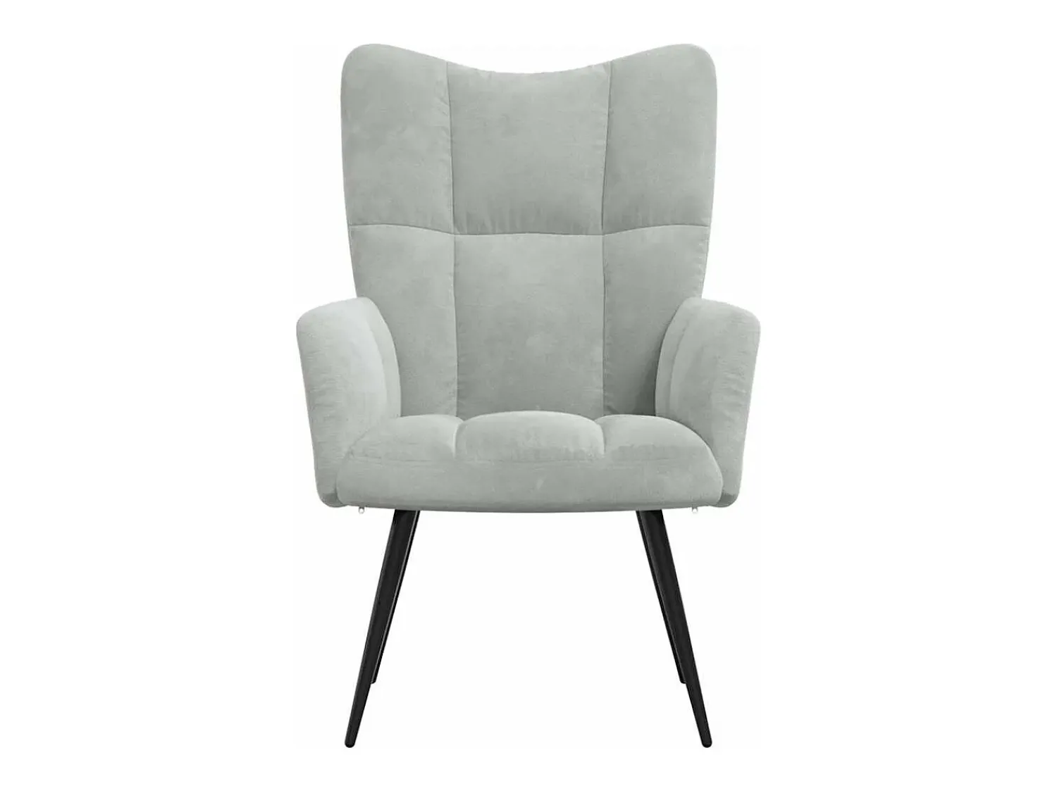 Poltrona| Poltrona | Cadeira Relax veludo -claro SHL124154 Cinzento
