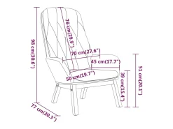 Poltrona| Poltrona | Cadeira Relax veludo SHL753793 Preto