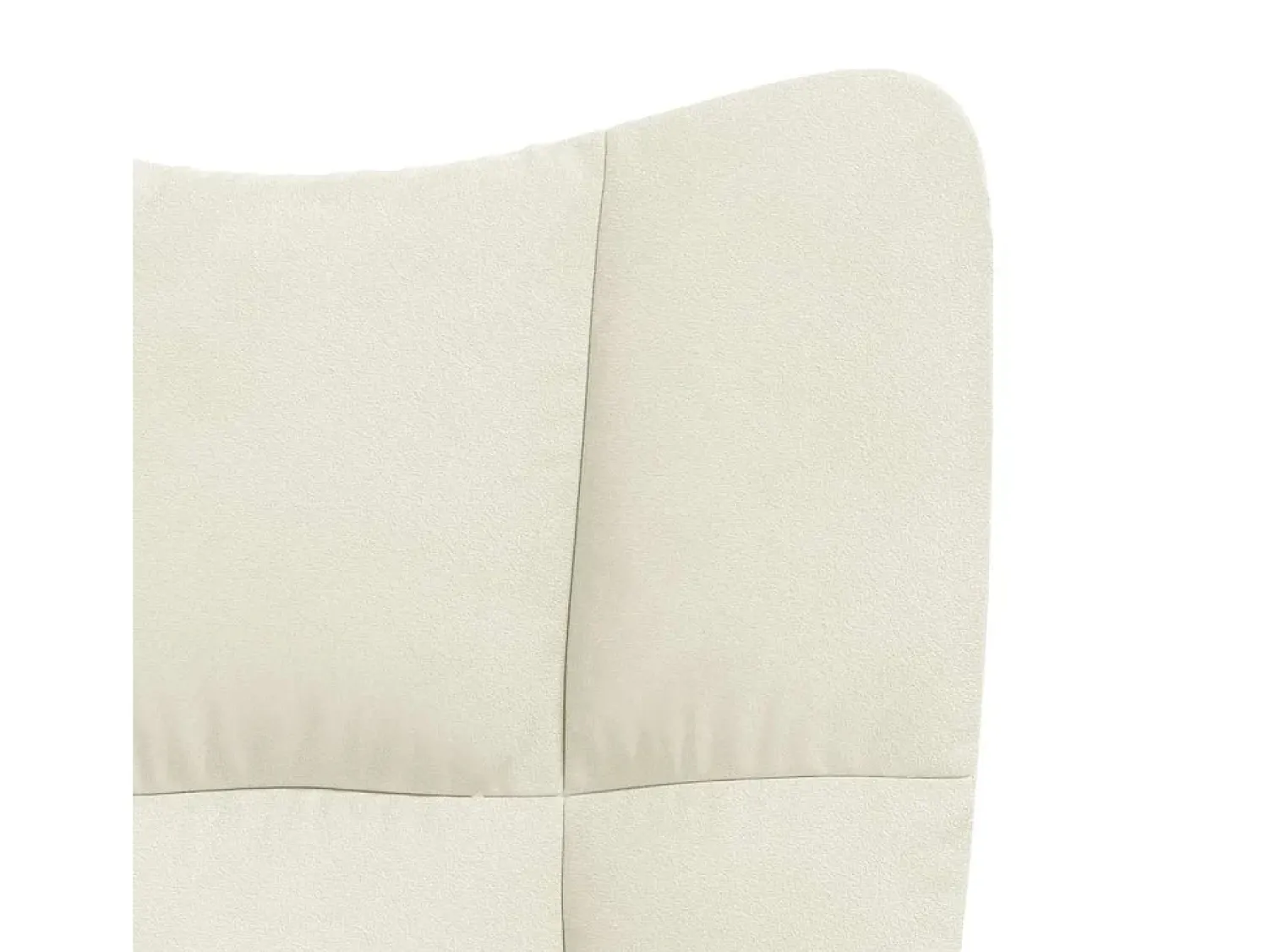 Discount Poltrona | Cadeira Relax veludo branco nata SHL43835 Creme
