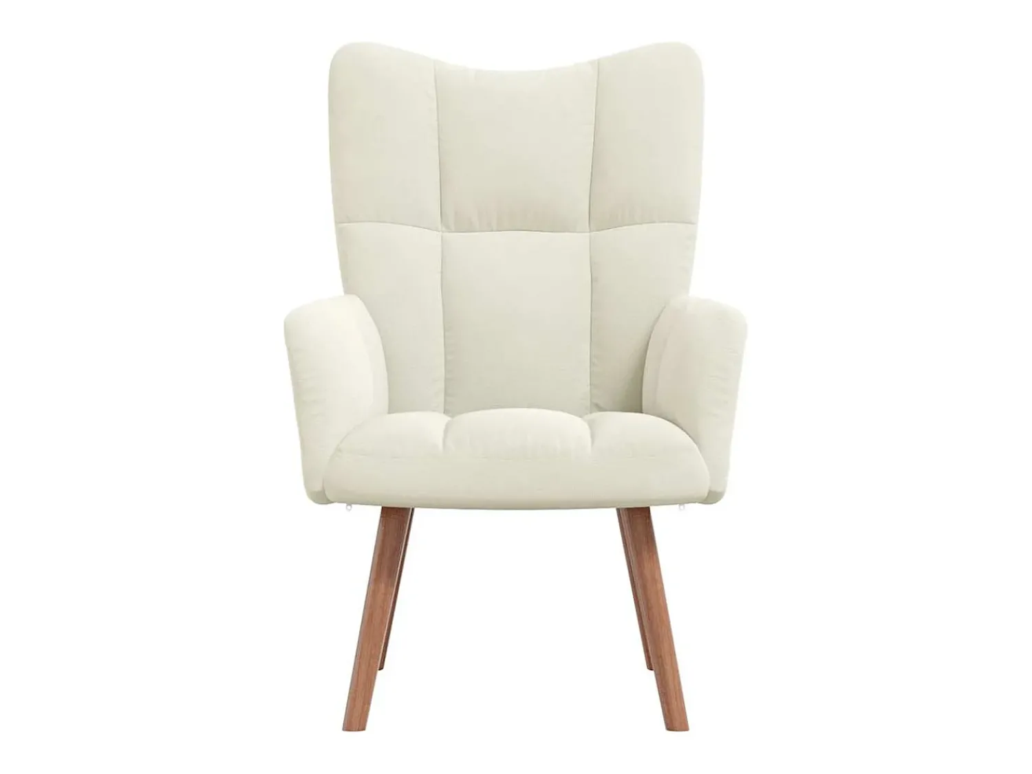 Discount Poltrona | Cadeira Relax veludo branco nata SHL43835 Creme