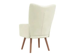 Discount Poltrona | Cadeira Relax veludo branco nata SHL43835 Creme