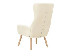 Poltrona | Cadeira Relax veludo branco nata SHL875551^ Poltrona