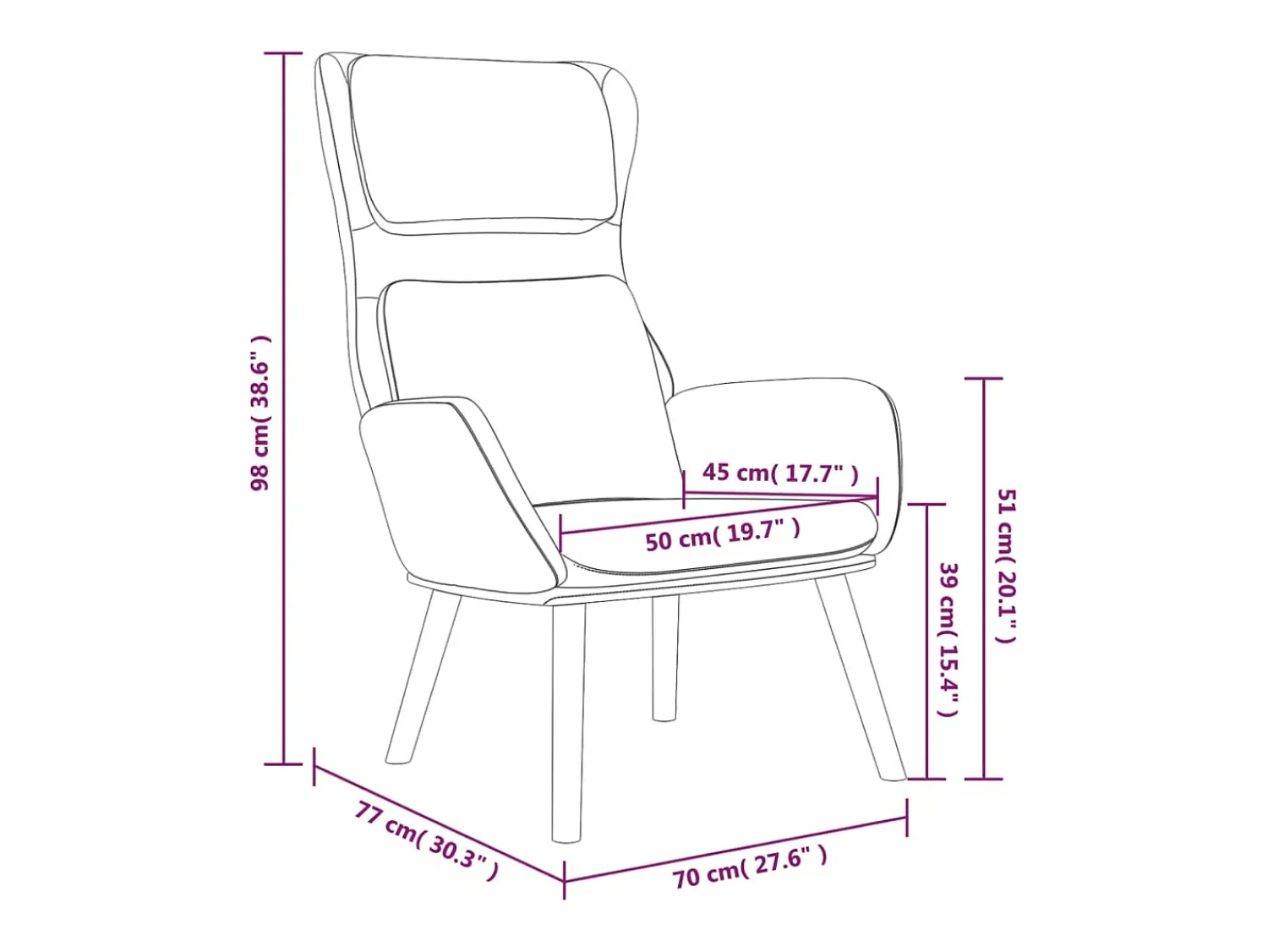 Poltrona | Cadeira Relax veludo branco nata SHL875551^ Poltrona