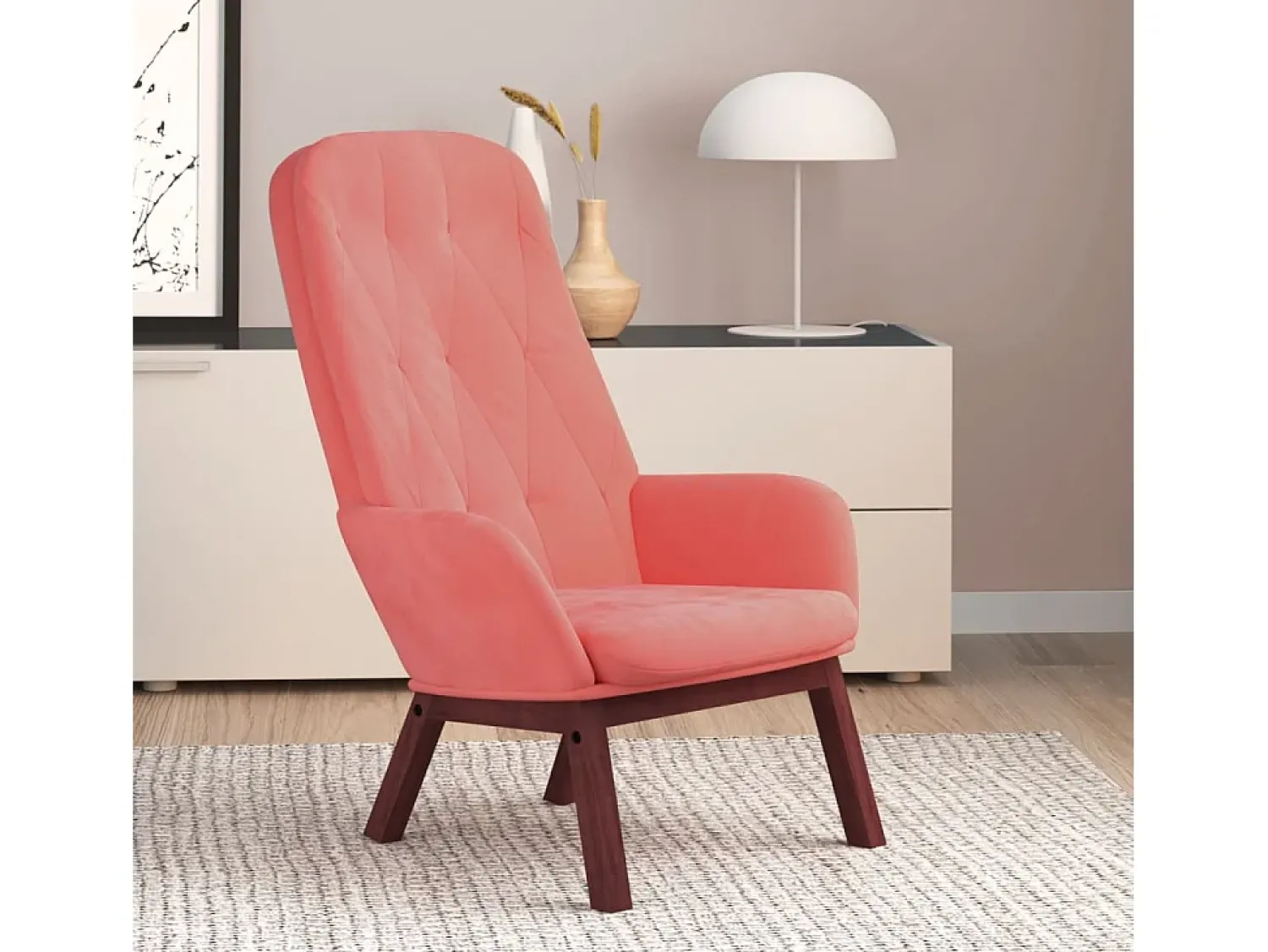 Poltrona| Poltrona | Cadeira Relax veludo SHL141030 Rosa
