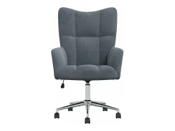 Best Poltrona | Cadeira Relax veludo cinzento-escuro SHL539203 Cinza antracite