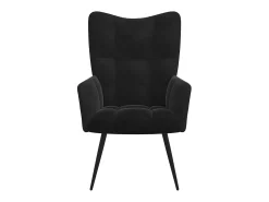 Poltrona* Poltrona | Cadeira Relax veludo SHL989750 Preto