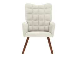 Poltrona* Poltrona | Cadeira Relax veludo SHL60350 Creme