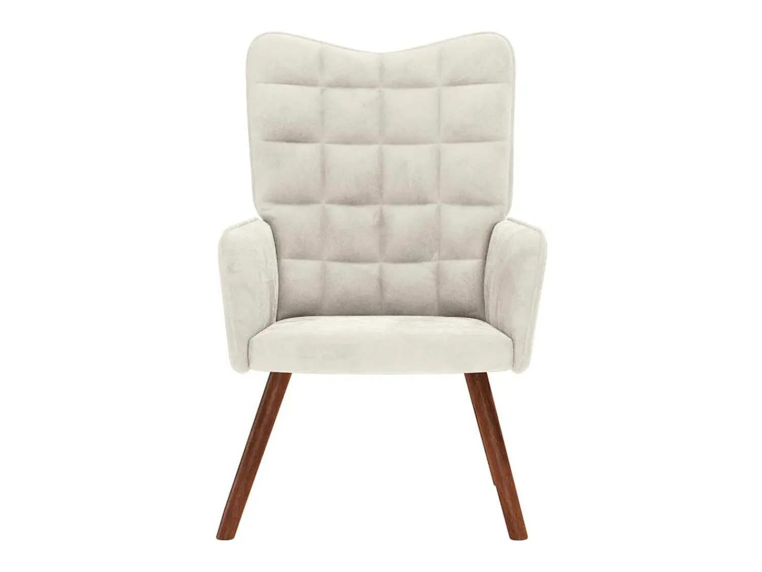 Poltrona* Poltrona | Cadeira Relax veludo SHL60350 Creme