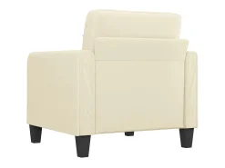 vidaxl Poltrona 60 cm couro artificial^ Poltrona