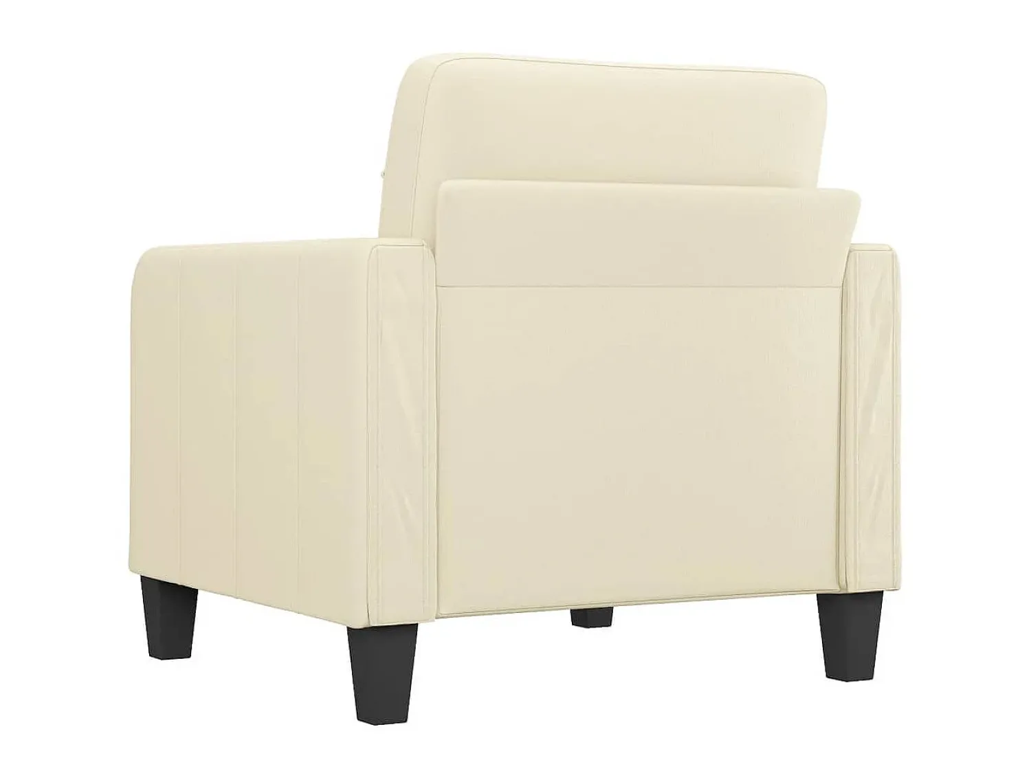 Best Poltrona 60 cm couro artificial PT263525 Creme