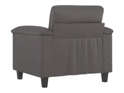 Online Poltrona 60 cm couro artificial PT611196 Cinzento