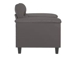 Online Poltrona 60 cm couro artificial PT611196 Cinzento