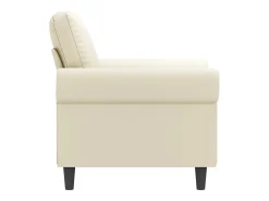 Poltrona 60 cm couro artificial PT486367 Creme