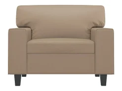 Hot Poltrona 60 cm couro artificial cappuccino PT201886 Castanho